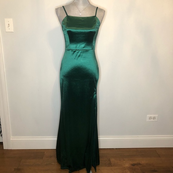 nordstrom emerald green dress